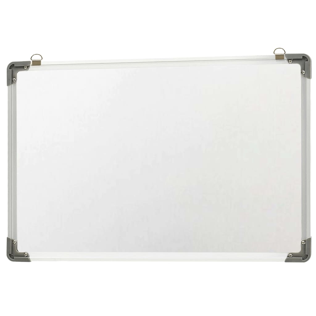 vidaXL Magnetna piši-briši tabla bela 60x40 cm jeklo