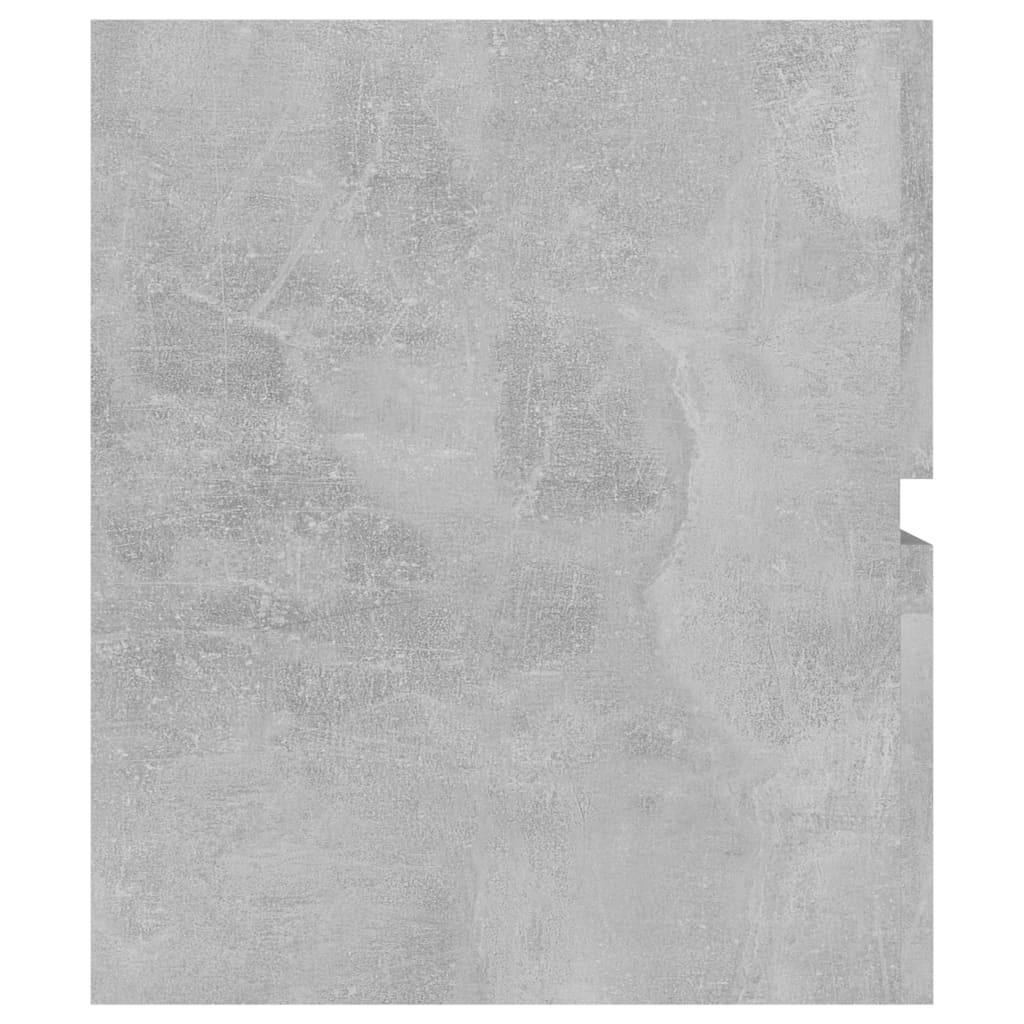 vidaXL Omarica za umivalnik betonsko siva 80x38,5x45 cm iverna plošča