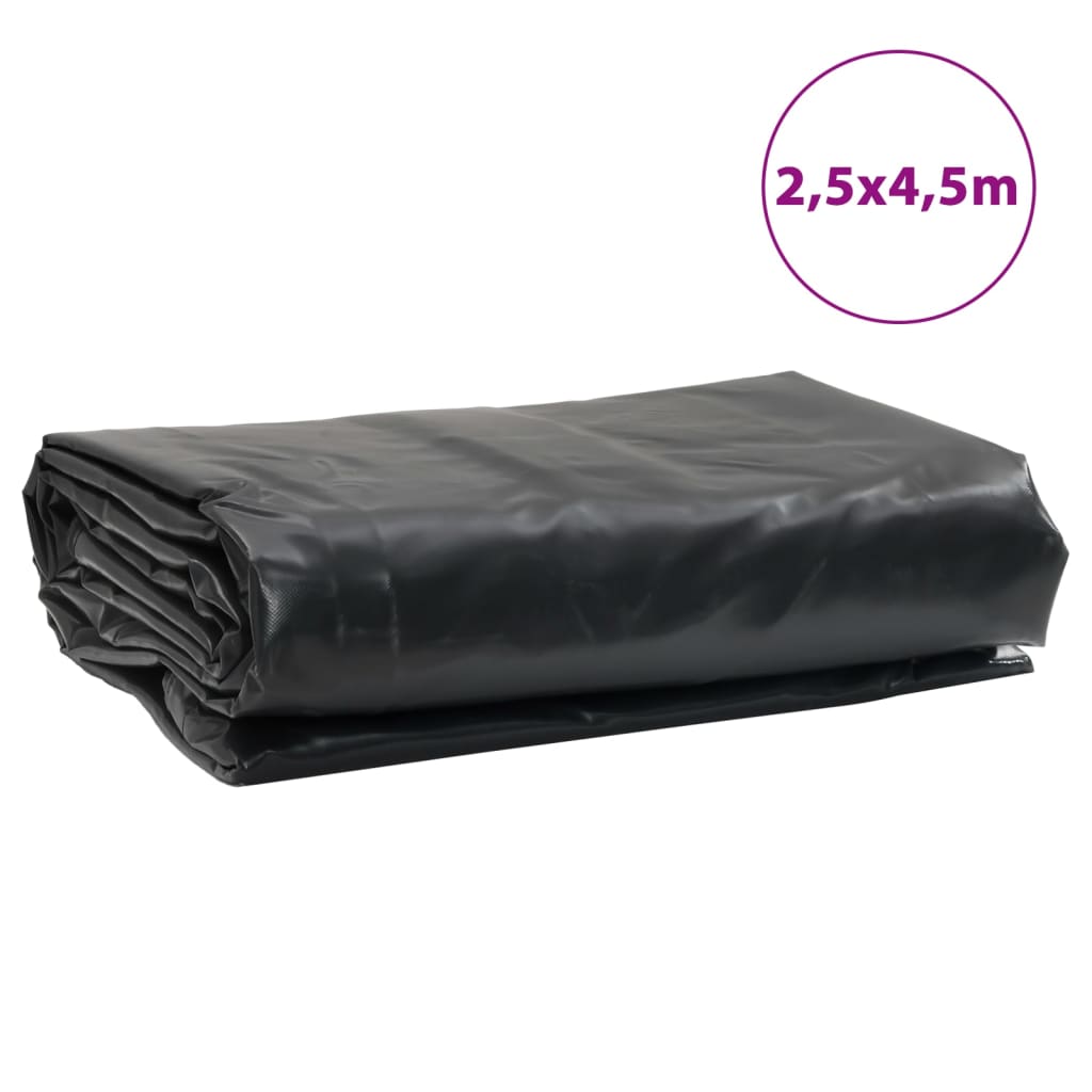 vidaXL Ponjava črna 2,5x4,5 m 650 g/m²