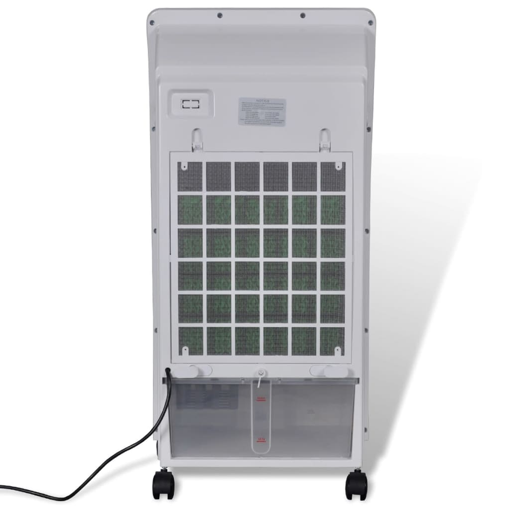 vidaXL Prenosni hladilec zraka ventilator čistilec vlažilec zraka 8 L