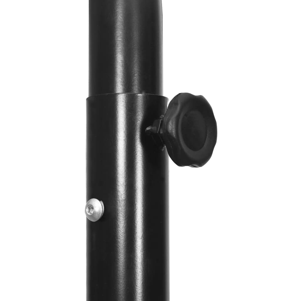 vidaXL Košarkarsko stojalo črno 237-307 cm polieten