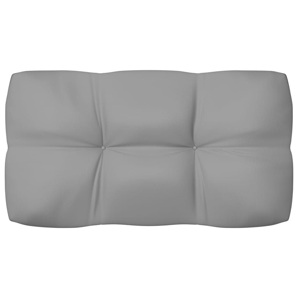 vidaXL Blazine za kavč iz palet 7 kosov sive