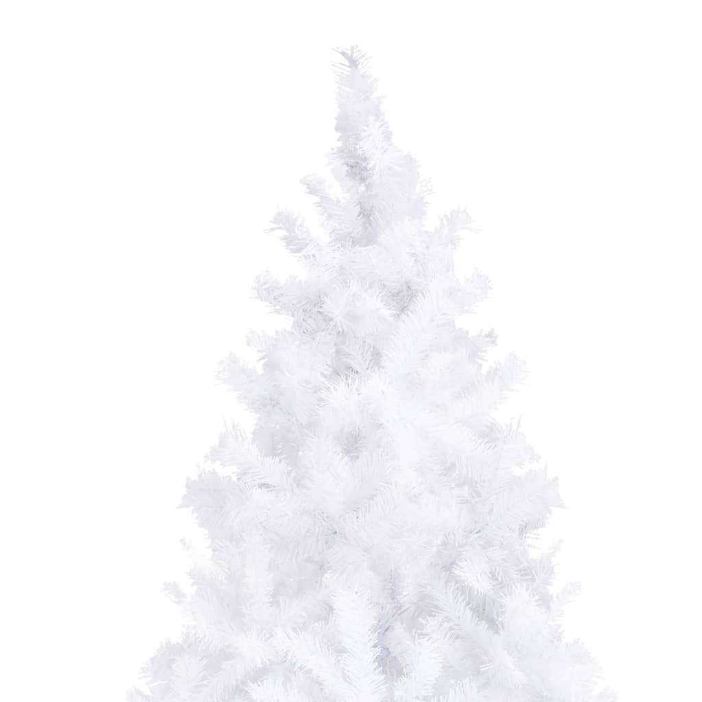 vidaXL Umetna osvetljena novoletna jelka 500 cm bela