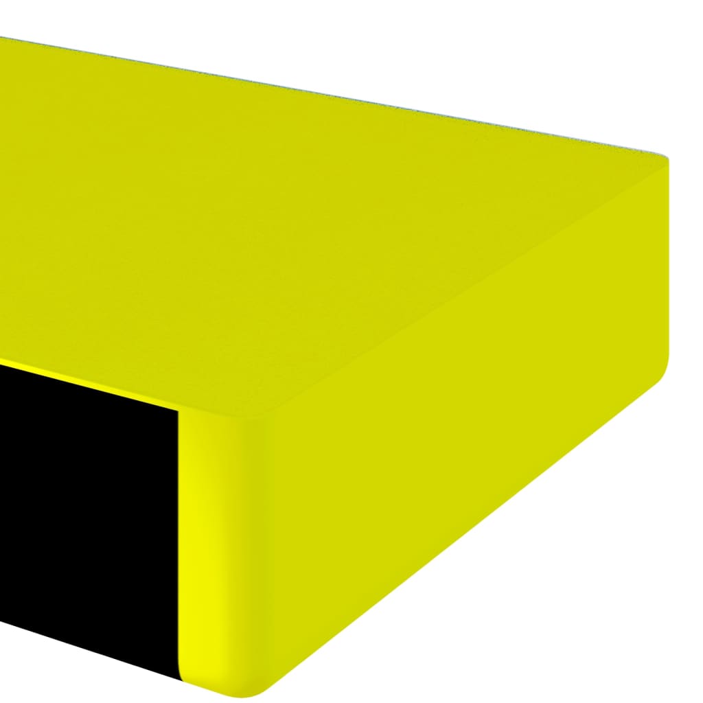 vidaXL Kotna zaščita rumena in črna 6x2x101,5 cm PU