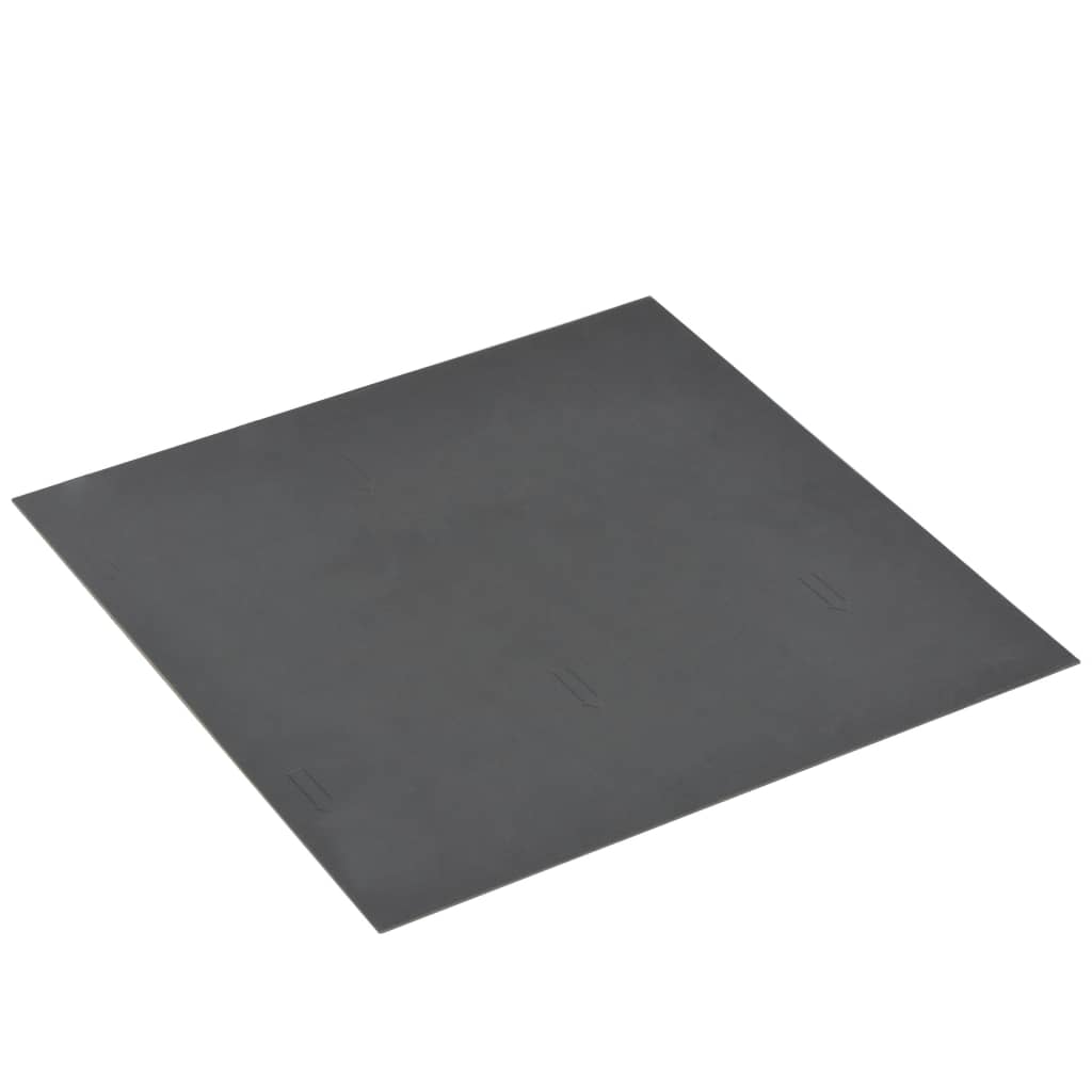 vidaXL Samolepilne PVC talne plošče 5,11 m² sive progaste