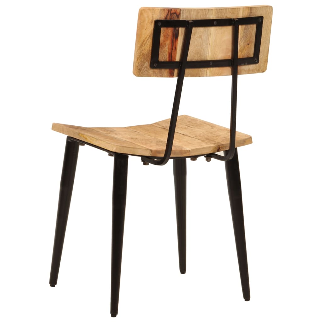 vidaXL Jedilni stol 2 kosa 44x40x80 cm trden mangov les