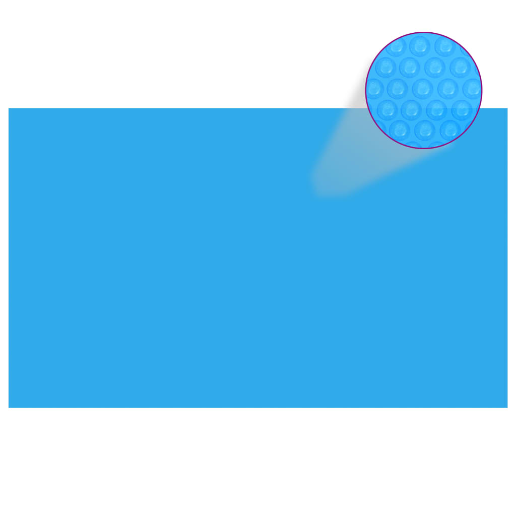 vidaXL Pravokotno pokrivalo za bazen 500x300 cm PE modro
