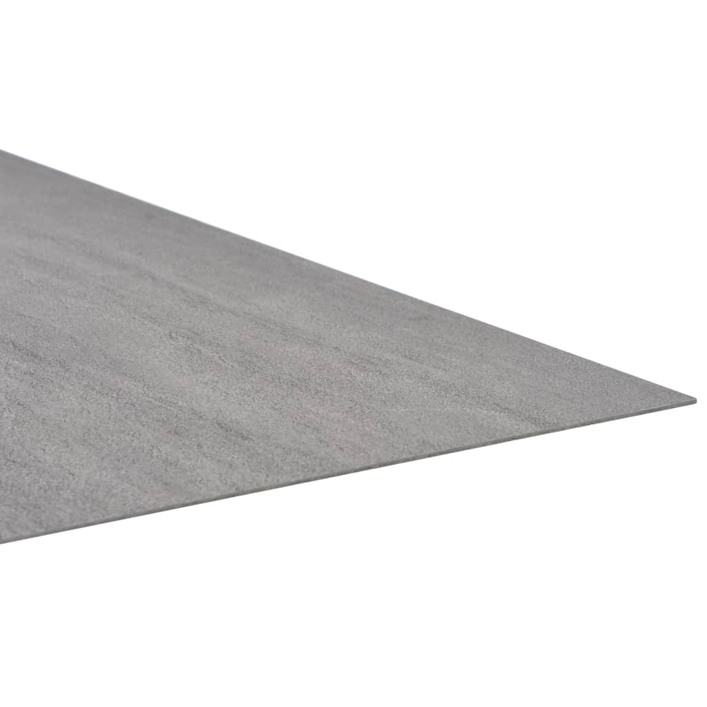 vidaXL Samolepilne talne plošče 20 kosov PVC 1,86 m² sive progaste