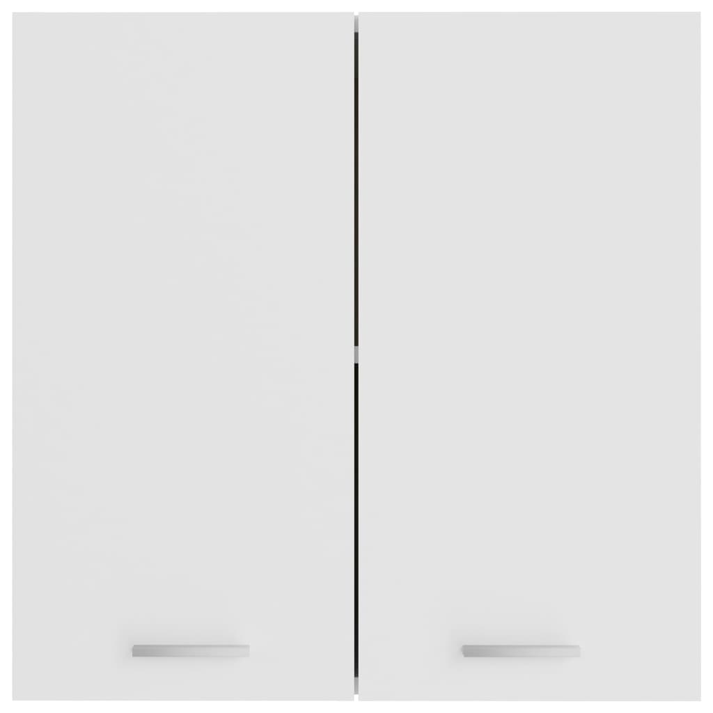 vidaXL Viseča omarica bela 60x31x60 cm iverna plošča