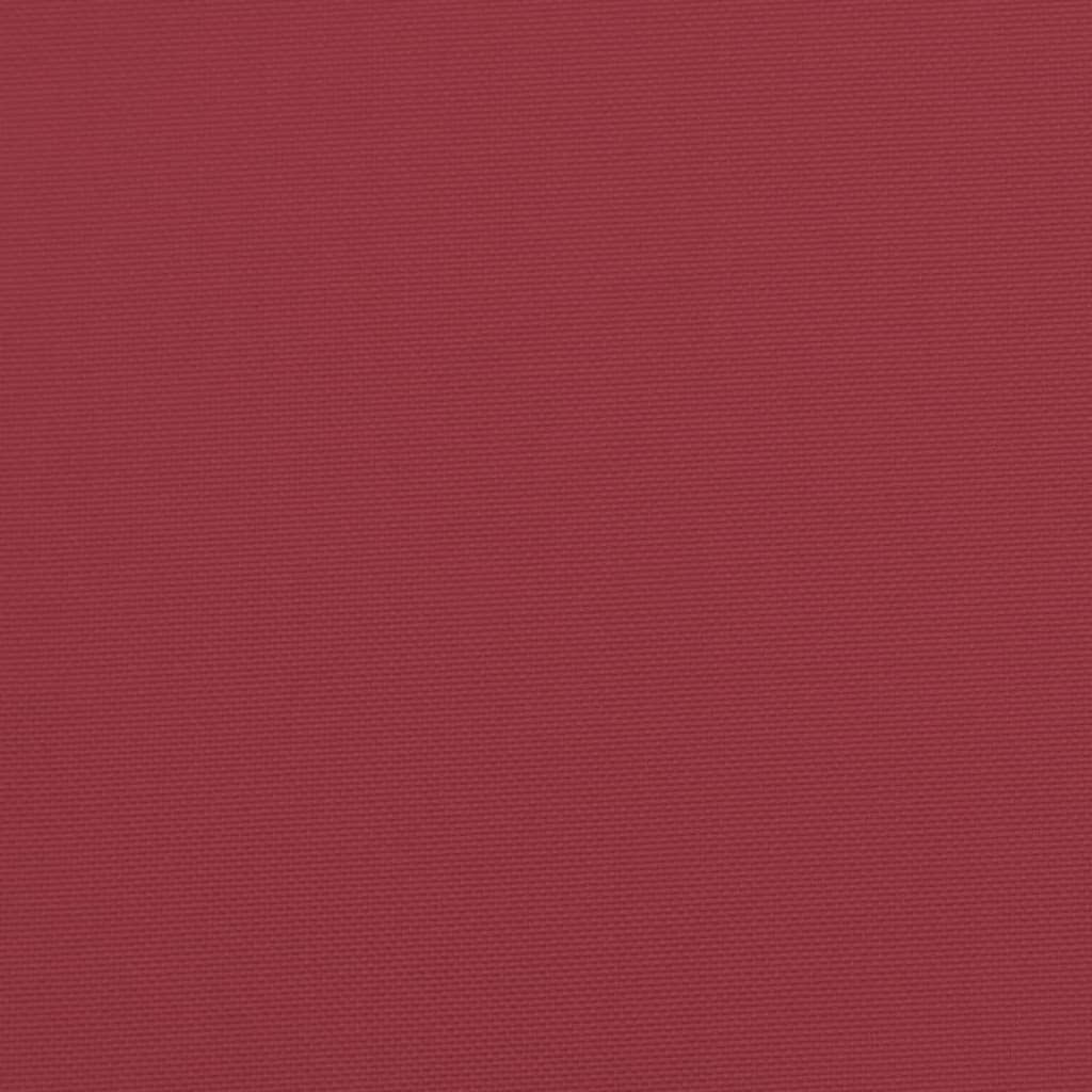 vidaXL Blazina za vrtno klop vinsko rdeča 120x50x7 cm oxford tkanina
